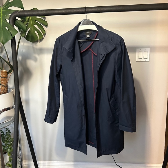 CLUB MONACO navy trench - Picture 1 of 5